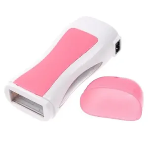 Beautyfor ohřívač depilačního vosku pro roll-on cartridge bílo-růžový