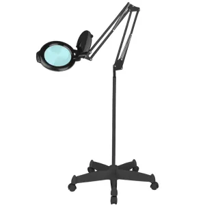 Kosmetická lampa s lupou BeautyOne ML6 LED Black se stojanem