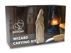 Dárková vyřezávací sada BeaverCraft DIY03 Čaroděj - Wizart Carving Kit