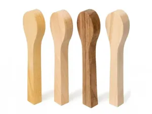 Polotovary na lžíce BeaverCraft Carving Spoon Blanks Set BB2 (třešeň, lípa, moruše, ořech) #5626987