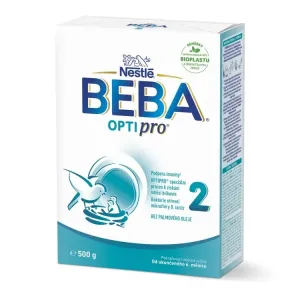 BEBA OPTIPRO® 2 pokračovací kojenecké mléko, 6× 500 g