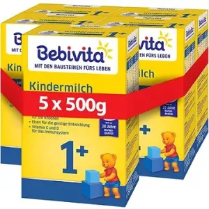 BEBIVITA 1+ pokračovací kojenecká výživa 5× 500 g