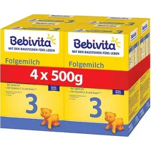 BEBIVITA 3 Pokračovací kojenecká výživa 9m+  4× 500 g