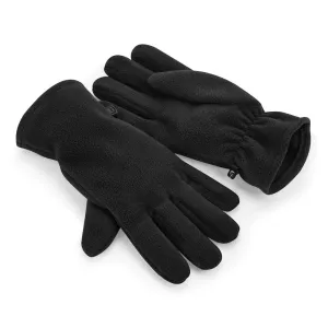Beechfield Fleecové rukavice z recyklovaného polyesteru - Černá | S/M #5417179