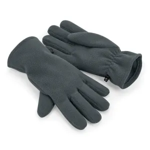Beechfield Fleecové rukavice z recyklovaného polyesteru - Ocelově šedá | L/XL #5417180
