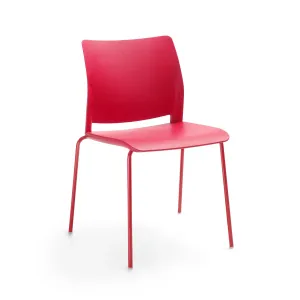 Bejot Fendo plastová konferenční židle - Červená