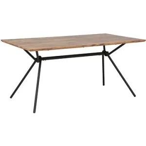 Jídelní stůl 160 x 90 cm tmavé dřevo AMSTERDAM , 251915