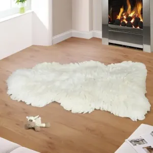 Bellatex Evropský merino koberec kožešina - 120 cm - přírodní