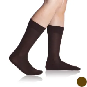 Bellinda Pánské bambusové ponožky Bambus Comfort Socks Brown BE497520-650 43-46
