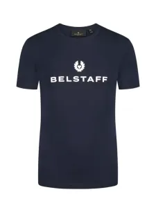 Nadměrná velikost: Belstaff, Tričko s logem na hrudi Námořnická Modrá #5267317