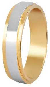 Beneto Dámský bicolor prsten z oceli SPD05 50 mm