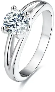 Beneto Stříbrný prsten s krystaly AGG198 56 mm