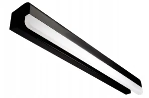 Berge Nástěnné svítidlo LED do koupelny - 50 cm - 12 W černé #3926042