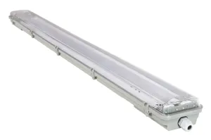 Berge Svítidlo pro LED trubice mini plate - T8 - 2x120cm - 230V - IP65 EC79762