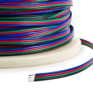Berge Kabel pro LED pásek RGB, plochá čtyřlinka 4x0,35mm #4139112