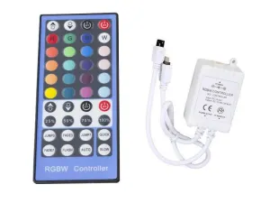 Berge Kontroler s ovladačem pro LED Pásky RGBW - 40key - IR #5643585
