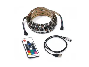 Berge LED pásek za TV - 5V - 5m - 60LED/m - 72W - IP20 - RGB - dálkové ovládání #2067318