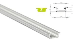 LEDLabs Hliníkový profil LUMINES Z zápustný 1m pro LED pásky, stříbrný