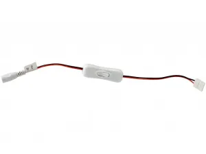 Berge Konektor s vypínačem pro LED pásky o šířce 10mm, 2,1/5,5mm