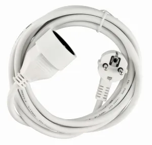 Berge Prodlužovací kabel bílý - 3m