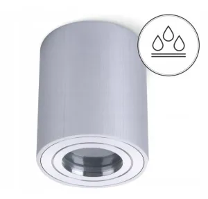 Berge LED svítidlo koupelnové B7140 - kruhové - stříbrná + patice GU10 #4404046
