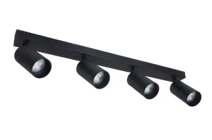 Berge Stropní bodové svítidlo LED VIKI-L 4x GU10 černé 6031