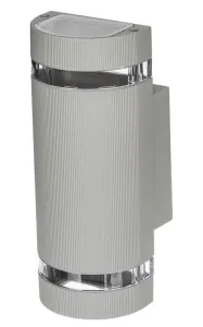 Berge LED venkovní stříbrné - 2 x GU10 - 230V - BRG2464 2464-S