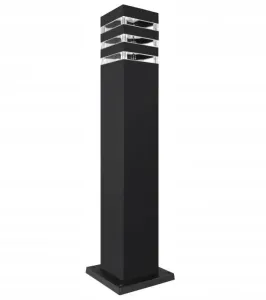 Berge Venkovní sloupová zahradní lampa BELLA - ME0012 - 60 cm - černá