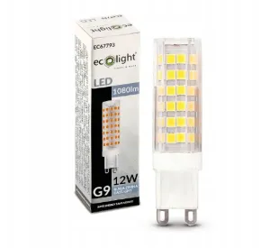 Berge LED žárovka - 230V - G9 - 12W - 1080Lm - studená bílá - 6500K