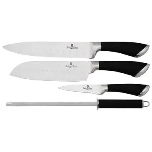 BerlingerHaus Sada kuchyňských nožů 4ks Velvet Line černá