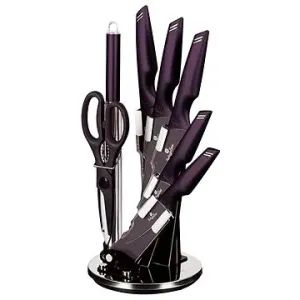 BERLINGERHAUS Sada nožů ve stojanu 8 ks Purple Eclipse Collection