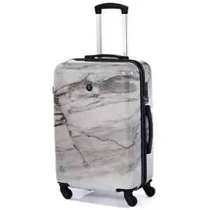 BERTOO  Cestovní kufr Marmo, bílý