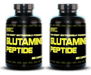 1 + 1 Zdarma: Glutamine Peptide od Best Nutrition 250 kaps + 250 kaps