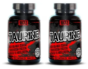 1 + 1 Zdarma: Taurine od Best Nutrition 250 kaps. + 250 kaps