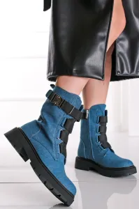 Modré kotníkové boty Brooke #5518287