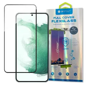 Bestsuit 3D Edge Nano Flexi Glass celoplošná fólie z tvrzeného skla s rámečkem Samsung Galaxy S22+ (S22 Plus) čirá