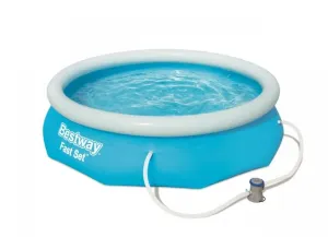 Nadzemní bazén kruhový Bestway Fast Set, kartušová filtrace, průměr 3,05m, výška 76cm