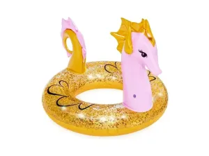 Bestway Nafukovací plavecký kruh Glitter Mořský koník