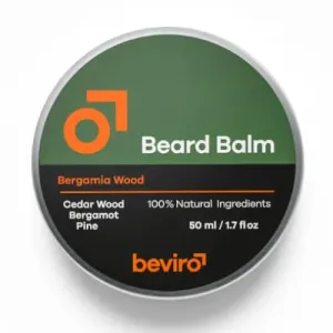 beviro Balzám na vousy s vůní cedru, bergamotu a borovice (Beard Balm) 50 ml #3582466