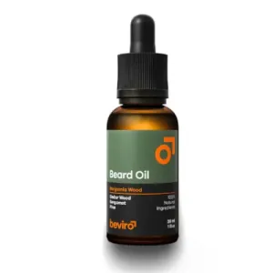 beviro Pečující olej na vousy s vůní cedru, bergamotu a borovice (Beard Oil) 30 ml