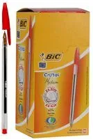 Bic 8373619 Pen Cristal Bic Red 50Pk
