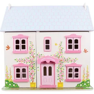 Bigjigs Toys Růžový domek pro panenky #1930846
