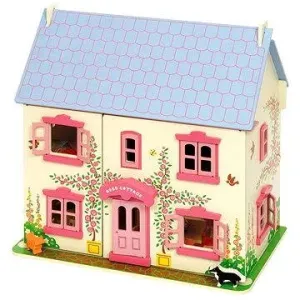 Růžový dětský domeček pro panenky
