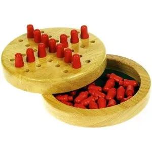 Dřevěná hra - Mini solitaire