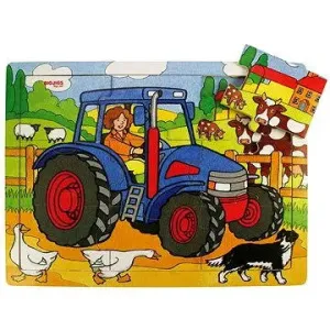 Dřevěné puzzle - Traktor #3674866