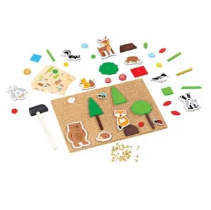 Bigjigs Toys Kreativní zatloukací hra život v lese #3751038