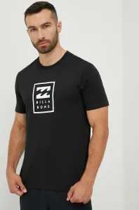 Bavlněné tričko Billabong černá barva, s potiskem #2033361