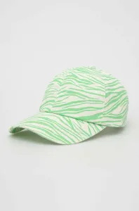 Bavlněná baseballová čepice Billabong zelená barva