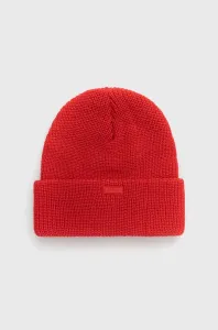 Čepice Billabong červená barva, z husté pleteniny #1961146