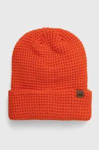 Čepice Billabong oranžová barva, z husté pleteniny #6066211